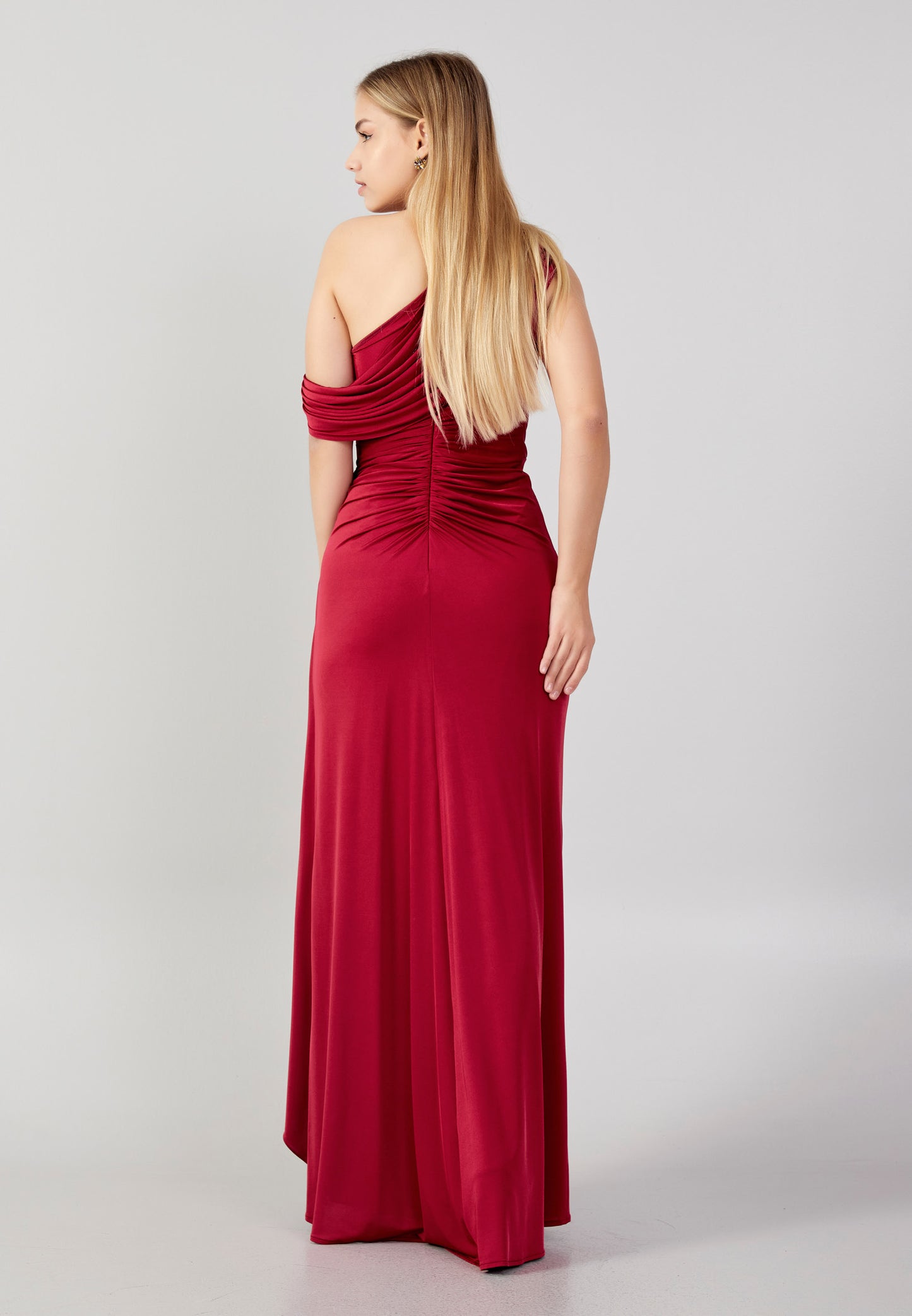Striking Red Evening Dress