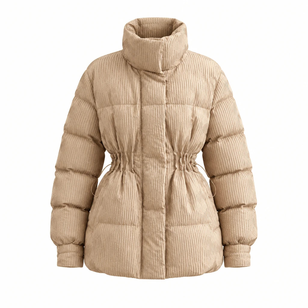 Women's Duck Down Puffer Jacket | Minimalist Lightweight Winter Coat