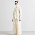 Women's Double-Faced Wool Alpaca Blend Belted Long Winter Coat