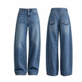 Women's Loose Fit Banana Jeans - Autumn Cotton Denim Casual Trousers