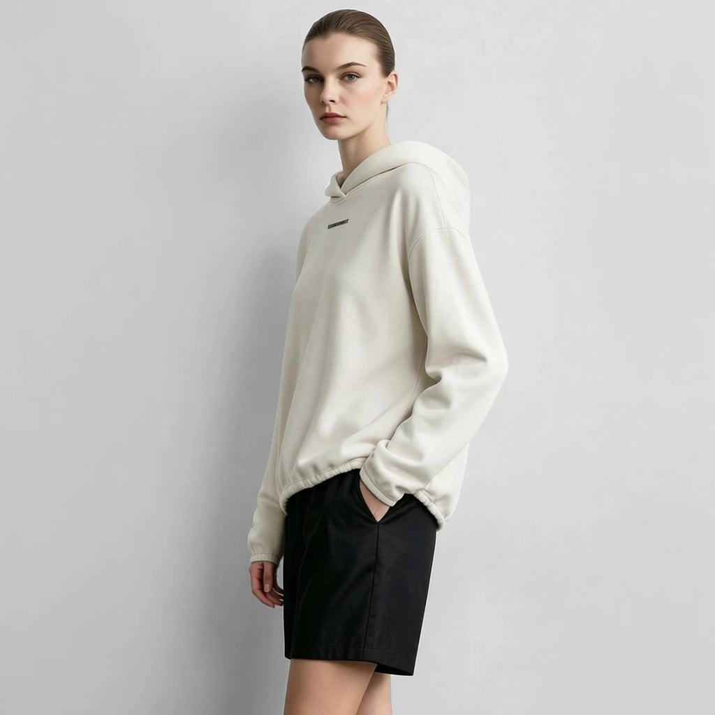 Women's Oversized Fleece Hoodie - Drop Shoulder Winter Fashion